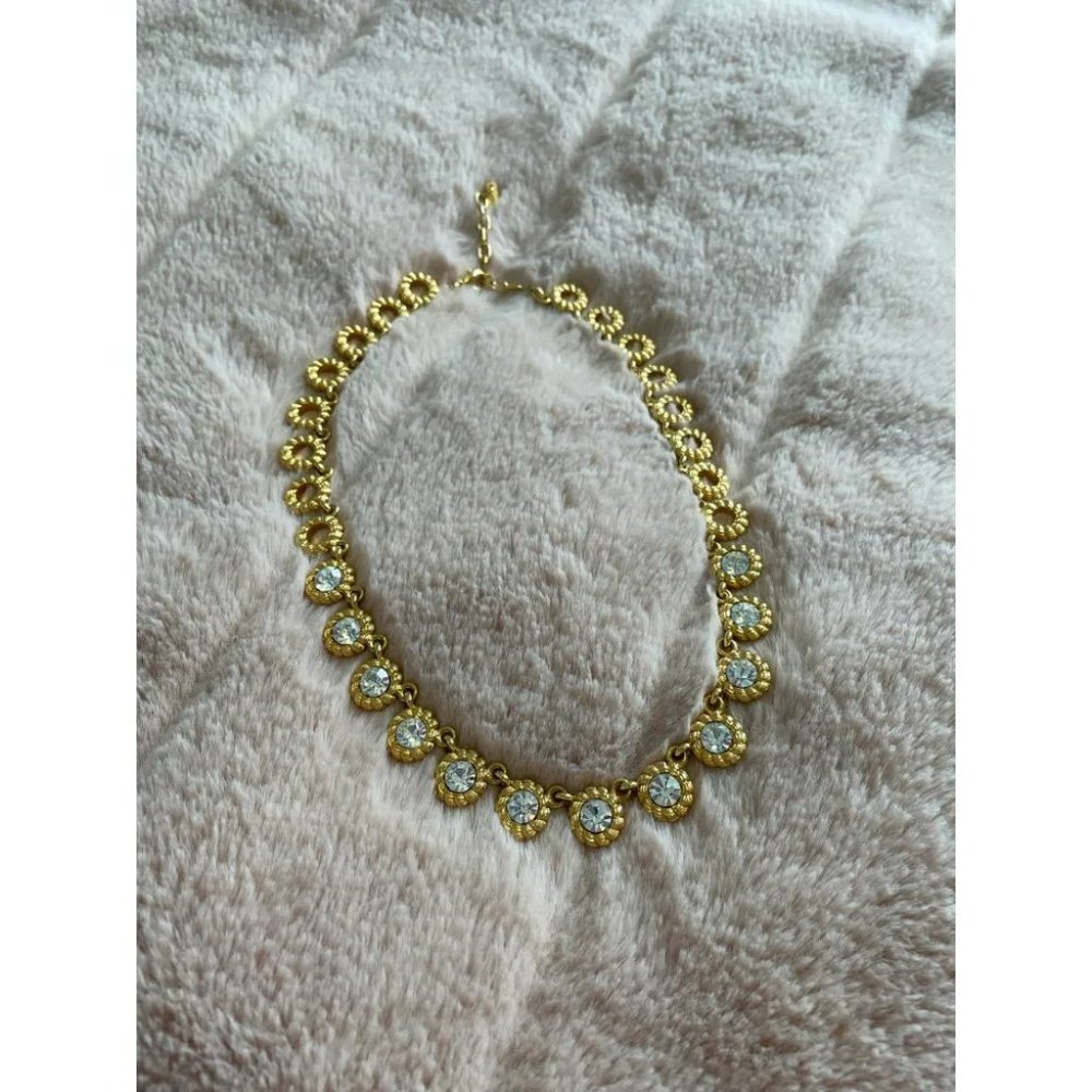 Vintage Stamped Gold Vendome Necklace